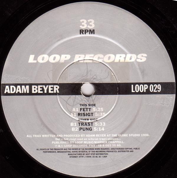 Adam Beyer - Slang EP