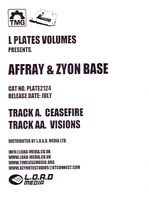 Affray, Zyon Base - Ceasefire / Visions